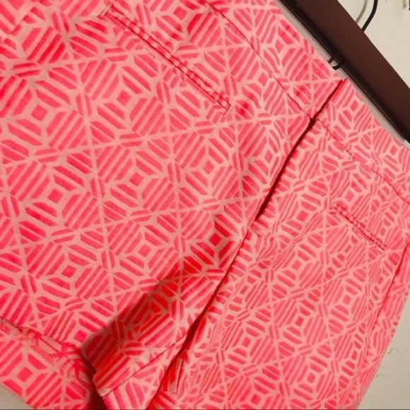 Gap Neon Geometric Jacquard Shorts Size 00 - Picture 3 of 5